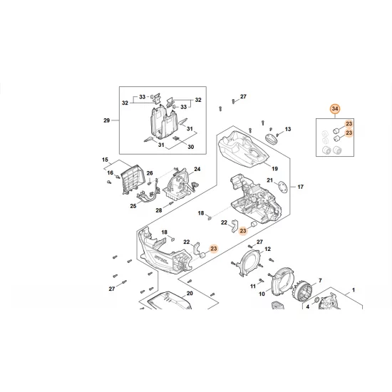 STIHL  Zestaw odbojników FA09 007 4900